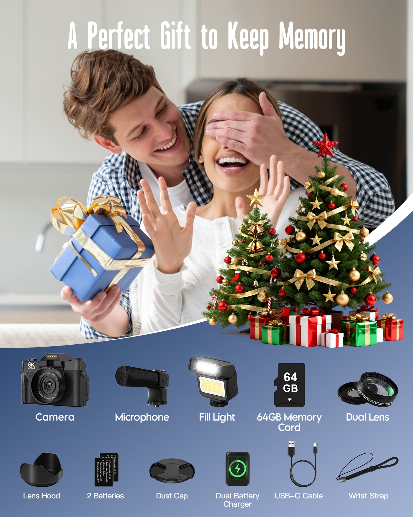 Yatao 6K Digital Camera Bundle