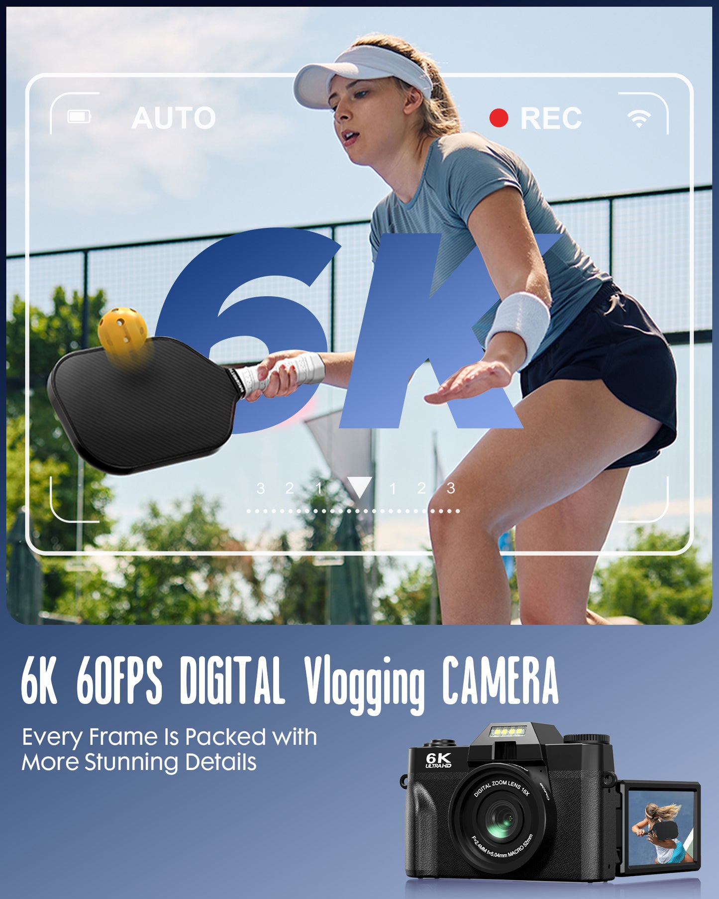 Yatao 6K Digital Camera Bundle