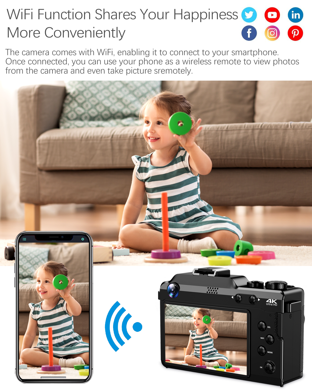 Yatao 4K & 64MP Digital Camera-Kit1