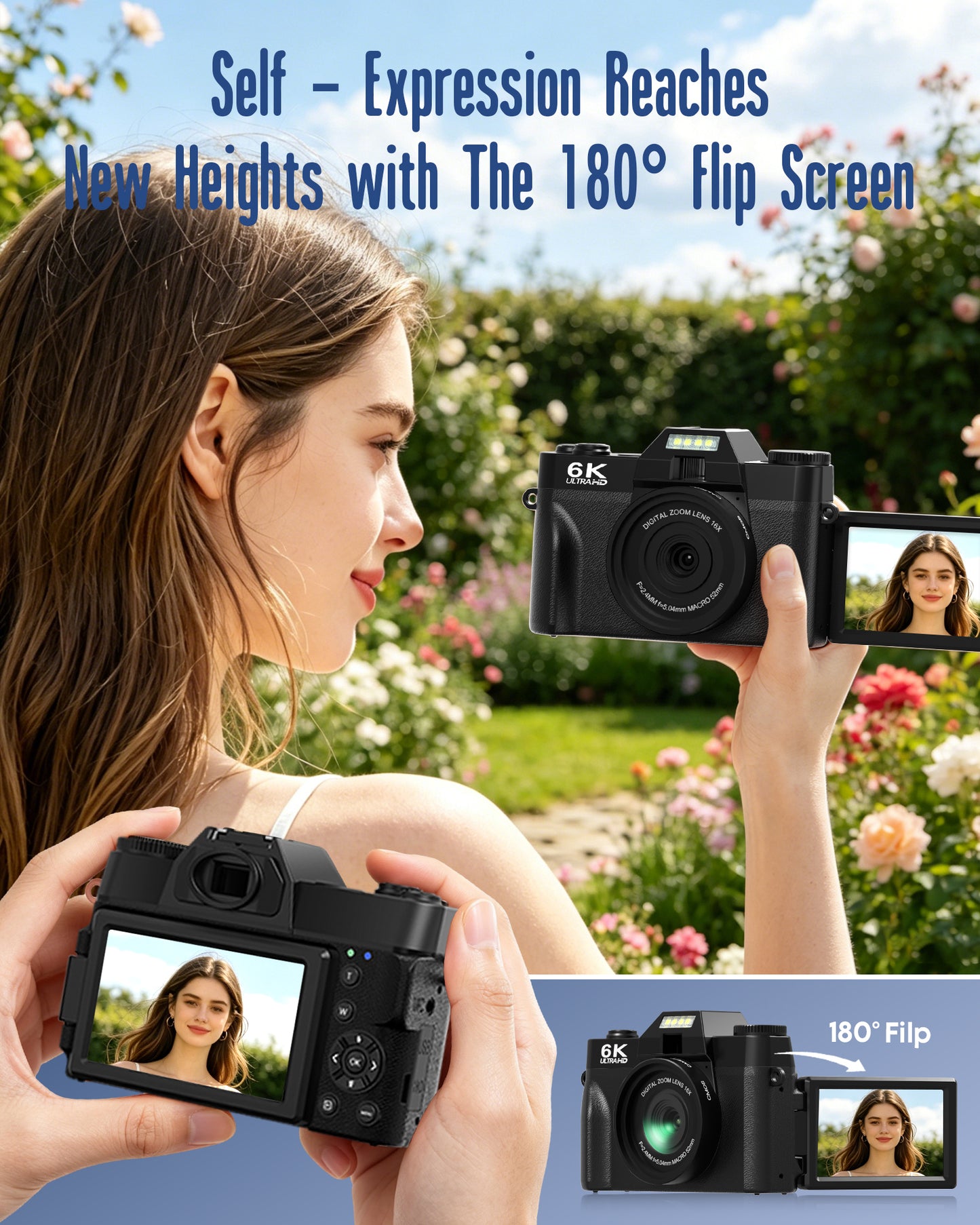 Yatao 6K Digital Camera Bundle