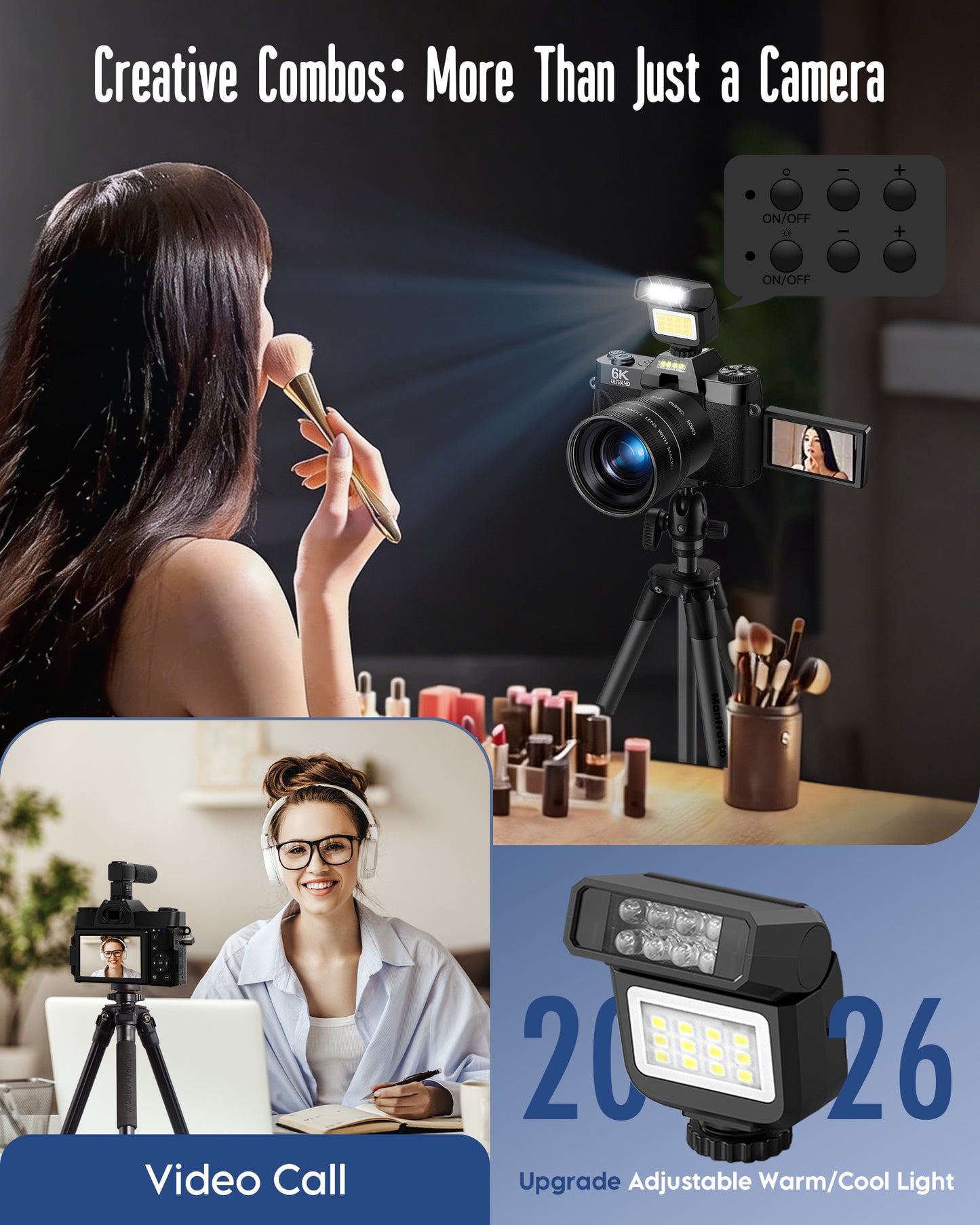 Yatao 6K Digital Camera Bundle