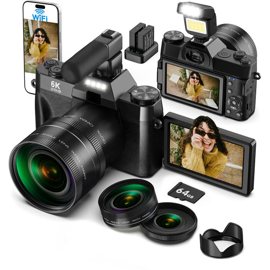 Yatao 6K Digital Camera Bundle